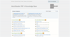 Desktop Screenshot of kb.musicreader.net